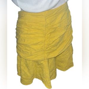Yellow Mini Skirt